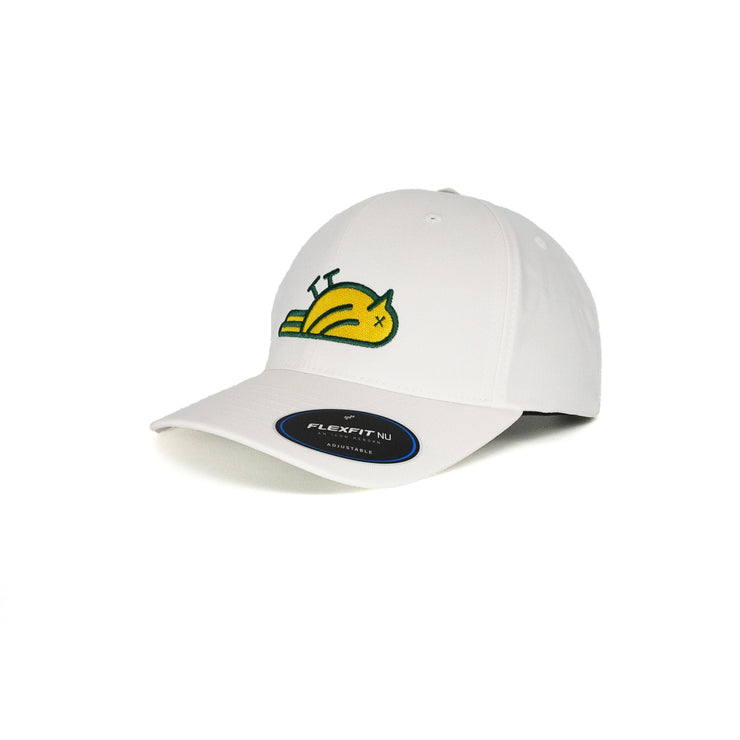 Birdie Slayer - April Dreaming - White Flexfit NU® Adjustable Performance Golf Hat