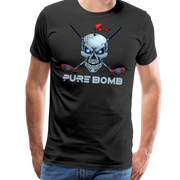 Skull & Crossed Clubs Pure Bomb - black