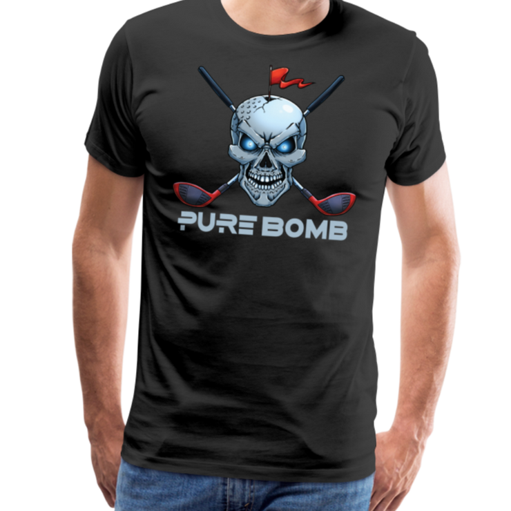 Skull & Crossed Clubs Pure Bomb - black