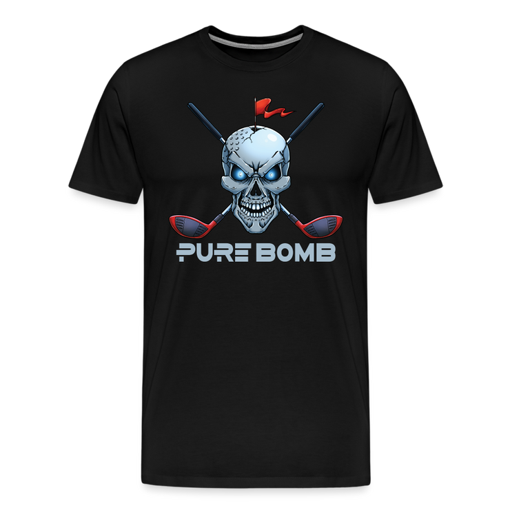 Skull & Crossed Clubs Pure Bomb - black