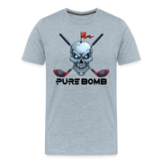 Skull & Crossed Clubs Pure Bomb - heather ice blue