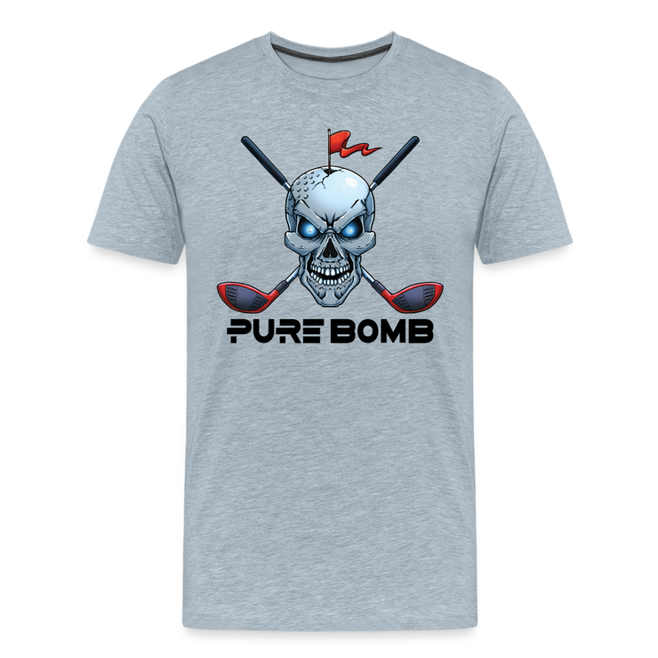 Skull & Crossed Clubs Pure Bomb - heather ice blue