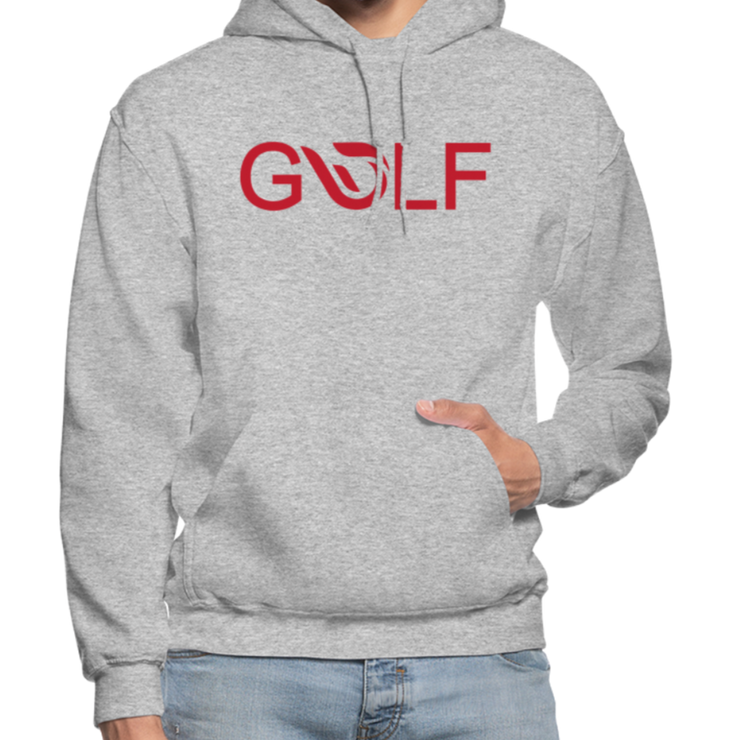 Golf Icon - Heather Gray Hoodie - heather gray